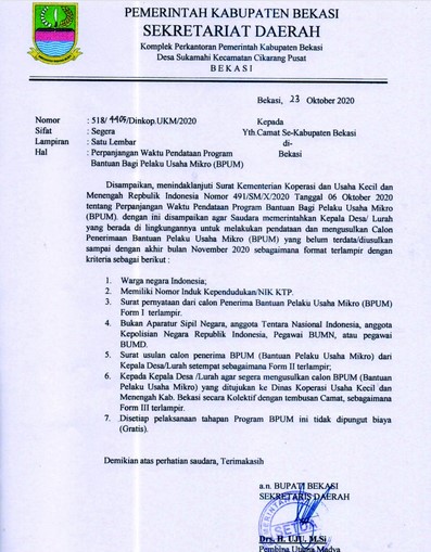 Perpanjangan Bpum